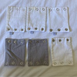 Six Onesie Extenders